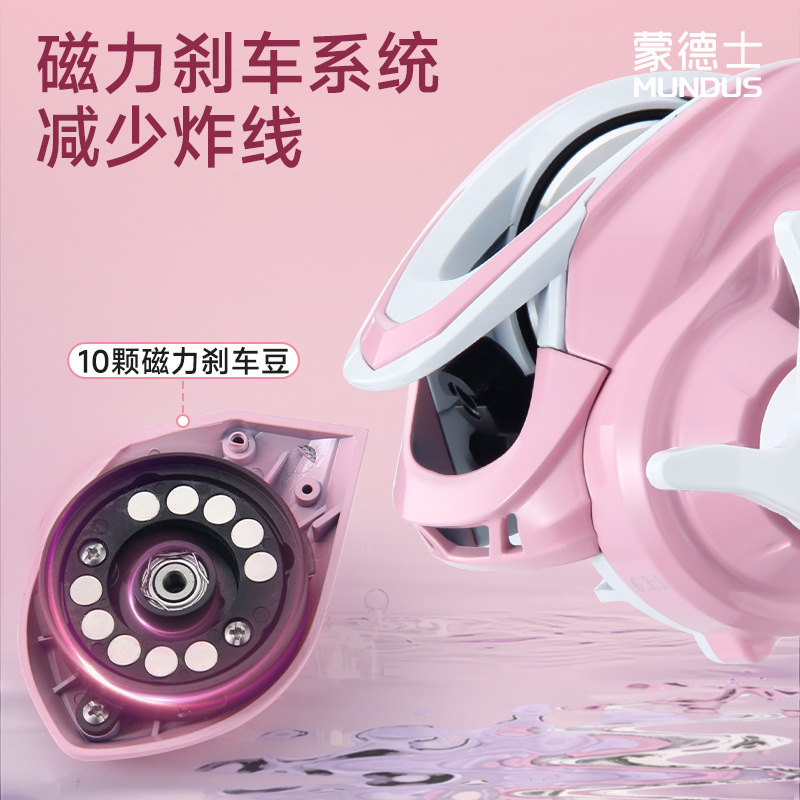 Mulinello da Casting Rosa con  - Ice Fishing Line recensione e prezzo